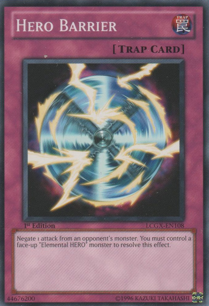Hero Barrier [LCGX-EN108] Common | Jomio and Rueliete's Cards and Comics