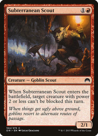 Subterranean Scout [Magic Origins] | Jomio and Rueliete's Cards and Comics