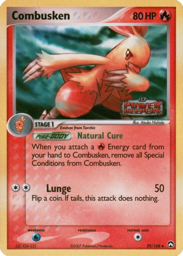Combusken (29/108) (Stamped) [EX: Power Keepers] | Jomio and Rueliete's Cards and Comics