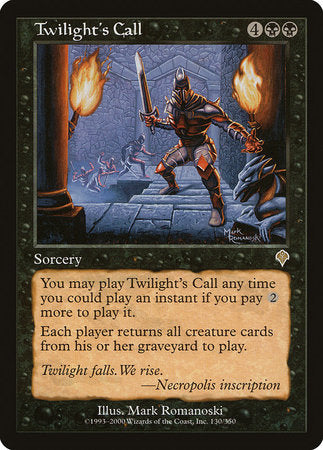 Twilight's Call [Invasion] | Jomio and Rueliete's Cards and Comics