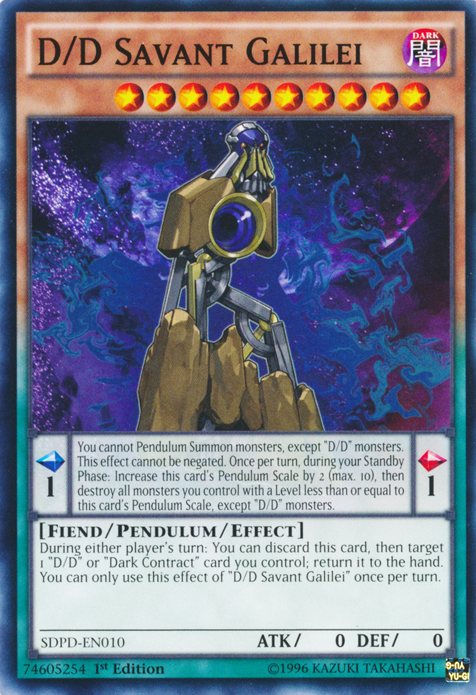 D/D Savant Galilei [SDPD-EN010] Common | Jomio and Rueliete's Cards and Comics