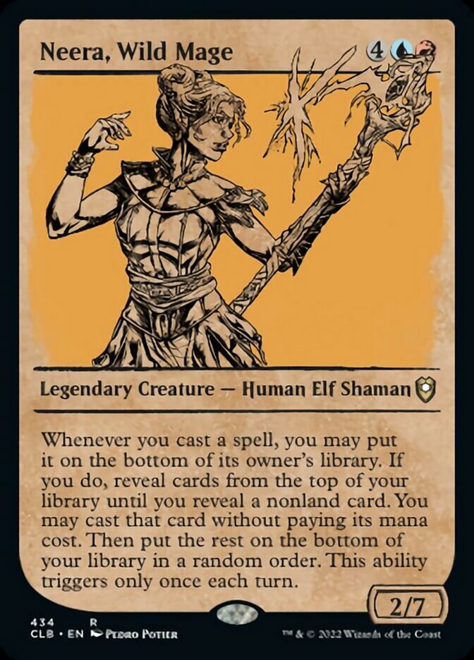 Neera, Wild Mage (Showcase) [Commander Legends: Battle for Baldur's Gate] | Jomio and Rueliete's Cards and Comics