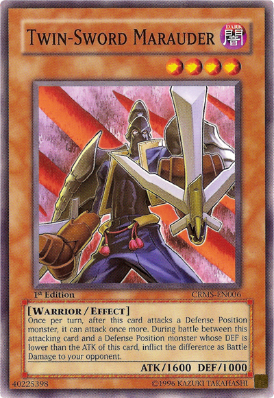 Twin-Sword Marauder [CRMS-EN006] Common | Jomio and Rueliete's Cards and Comics