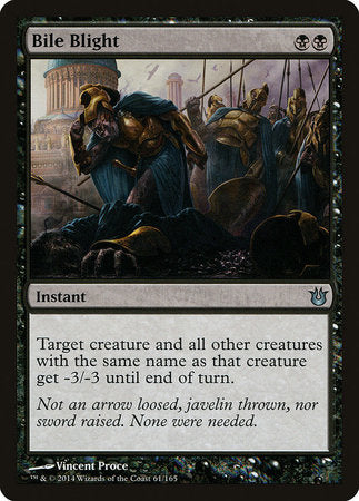Bile Blight [Born of the Gods] | Jomio and Rueliete's Cards and Comics