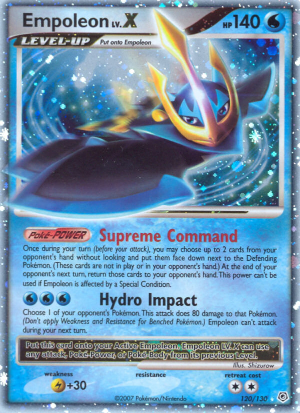 Empoleon LV.X (120/130) [Diamond & Pearl: Base Set] | Jomio and Rueliete's Cards and Comics