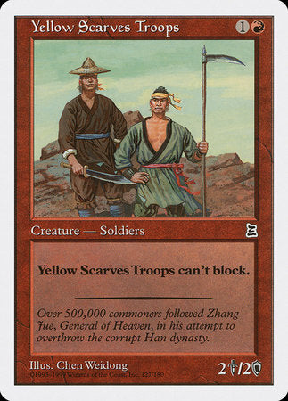 Yellow Scarves Troops [Portal Three Kingdoms] | Jomio and Rueliete's Cards and Comics