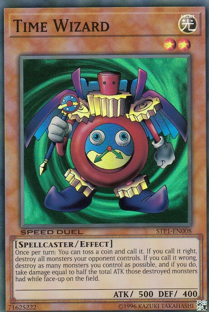 Time Wizard [STP1-EN008] Super Rare | Jomio and Rueliete's Cards and Comics