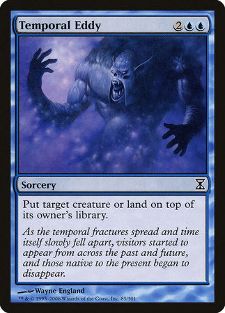 Temporal Eddy [Time Spiral] | Jomio and Rueliete's Cards and Comics