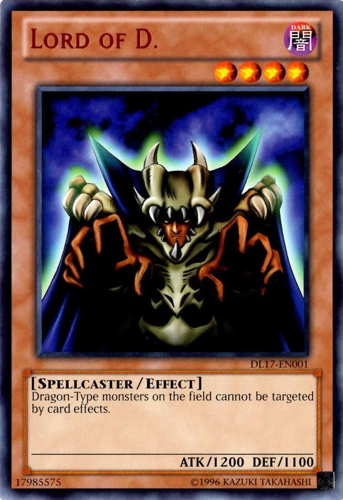 Lord of D. (Red) [DL17-EN001] Rare | Jomio and Rueliete's Cards and Comics