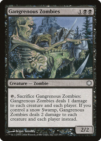 Gangrenous Zombies [Coldsnap Theme Decks] | Jomio and Rueliete's Cards and Comics