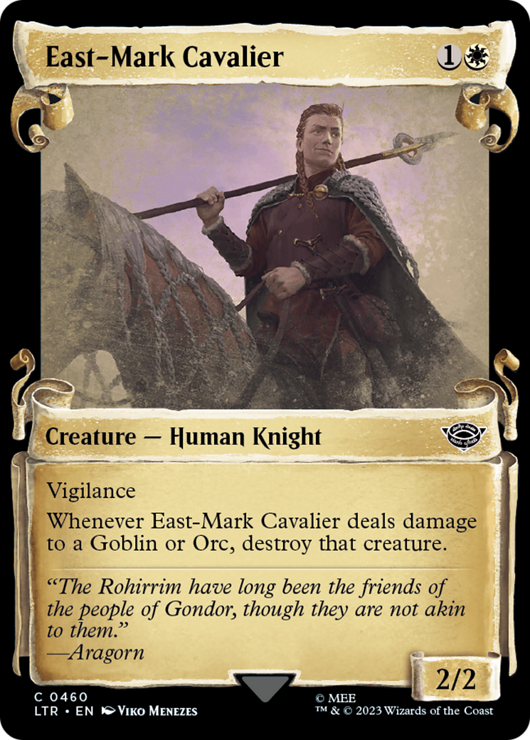 East-Mark Cavalier [The Lord of the Rings: Tales of Middle-Earth Showcase Scrolls] | Jomio and Rueliete's Cards and Comics