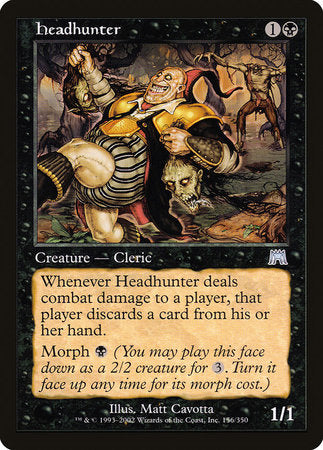 Headhunter [Onslaught] | Jomio and Rueliete's Cards and Comics
