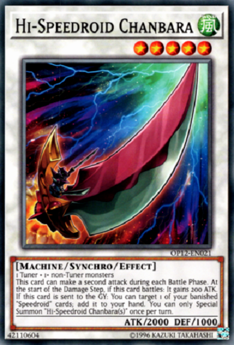 Hi-Speedroid Chanbara [OP12-EN021] Common | Jomio and Rueliete's Cards and Comics