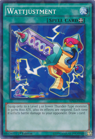 Wattjustment (Shatterfoil) [BP03-EN170] Common | Jomio and Rueliete's Cards and Comics