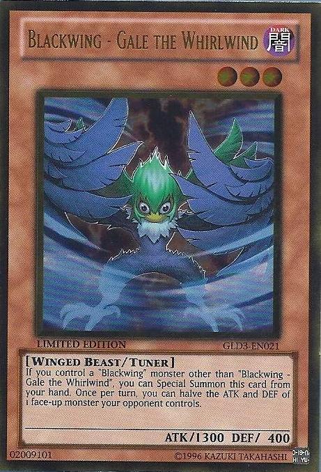 Blackwing - Gale the Whirlwind [GLD3-EN021] Gold Rare | Jomio and Rueliete's Cards and Comics