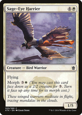 Sage-Eye Harrier [Khans of Tarkir] | Jomio and Rueliete's Cards and Comics