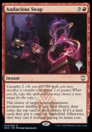 Audacious Swap (Promo Pack) [Streets of New Capenna Commander Promos] | Jomio and Rueliete's Cards and Comics