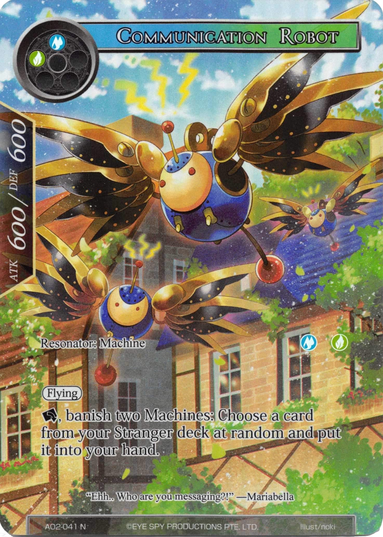 Communication Robot (Full Art) (AO2-041) [Alice Origin II] | Jomio and Rueliete's Cards and Comics