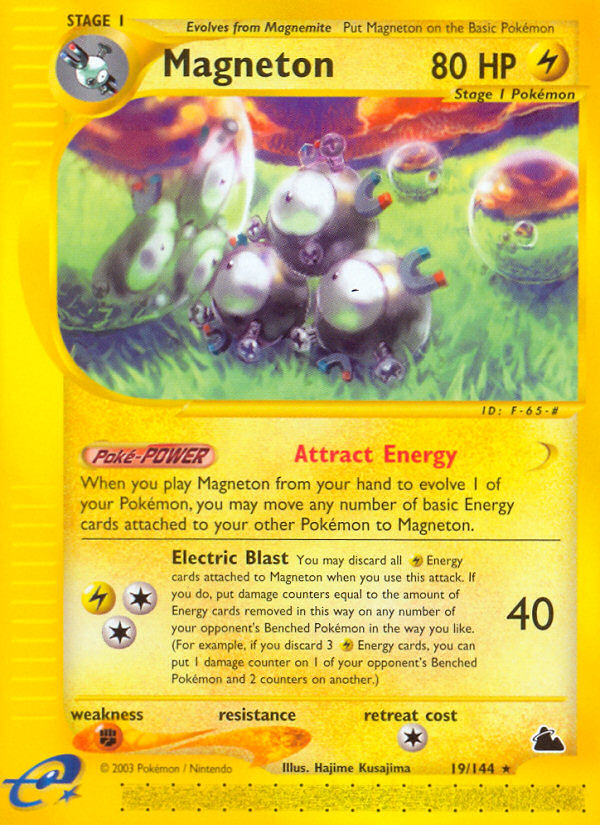 Magneton (19/144) [Skyridge] | Jomio and Rueliete's Cards and Comics