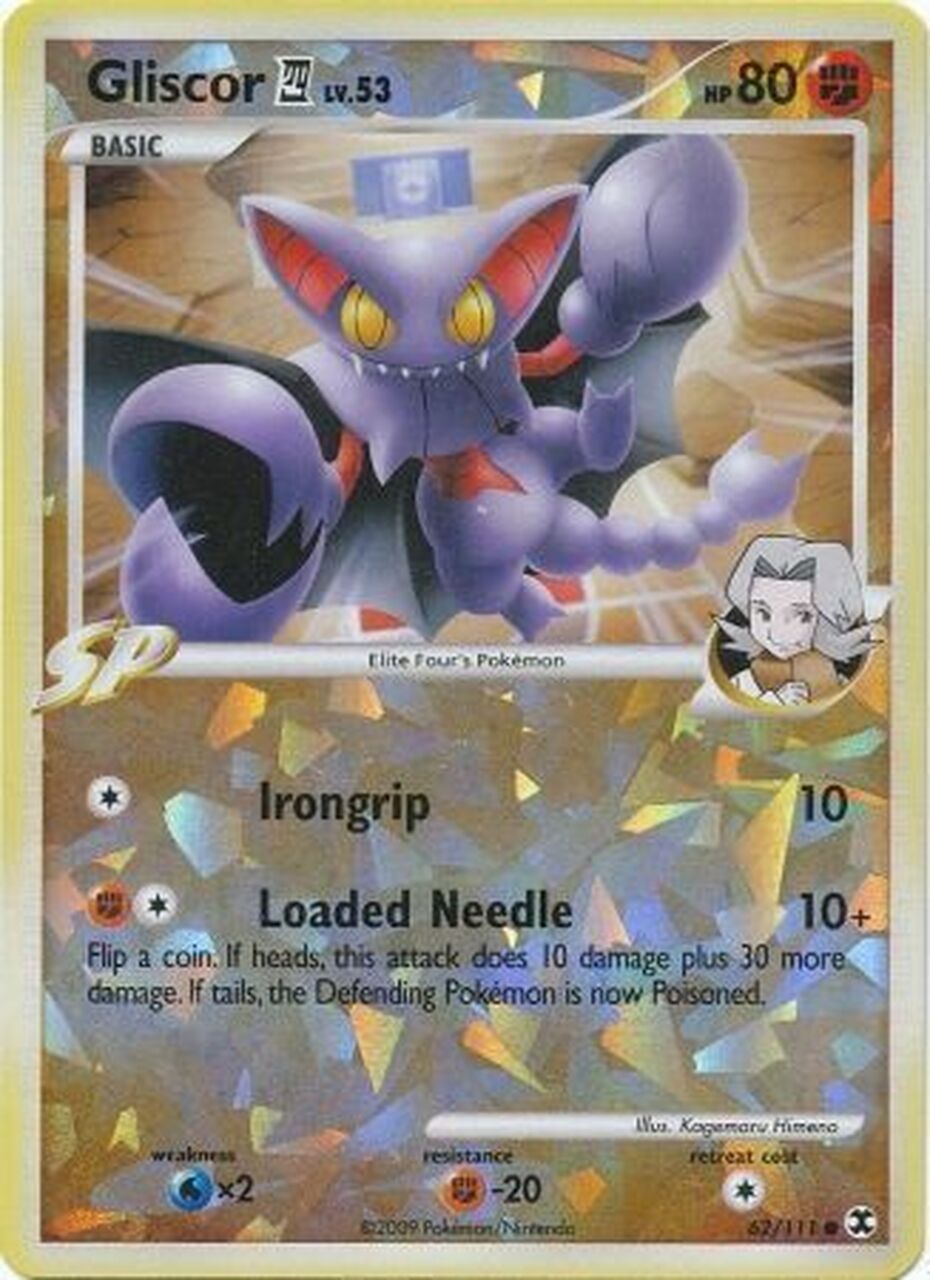 Gliscor (62/111) (Cracked Ice) [Platinum: Rising Rivals] | Jomio and Rueliete's Cards and Comics