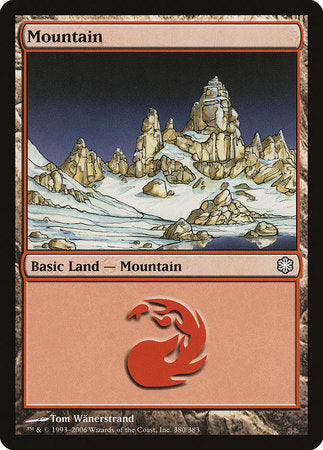 Mountain (380) [Coldsnap Theme Decks] | Jomio and Rueliete's Cards and Comics