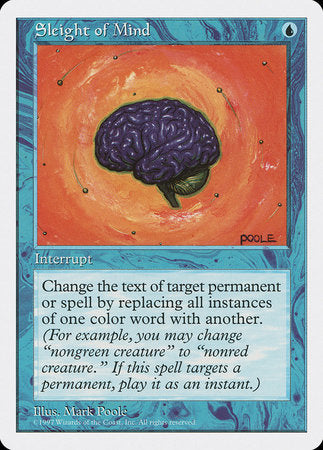 Sleight of Mind [Fifth Edition] | Jomio and Rueliete's Cards and Comics