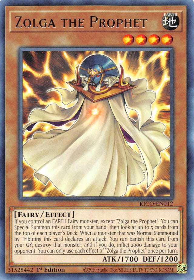 Zolga the Prophet (Rare) [KICO-EN012] Rare | Jomio and Rueliete's Cards and Comics