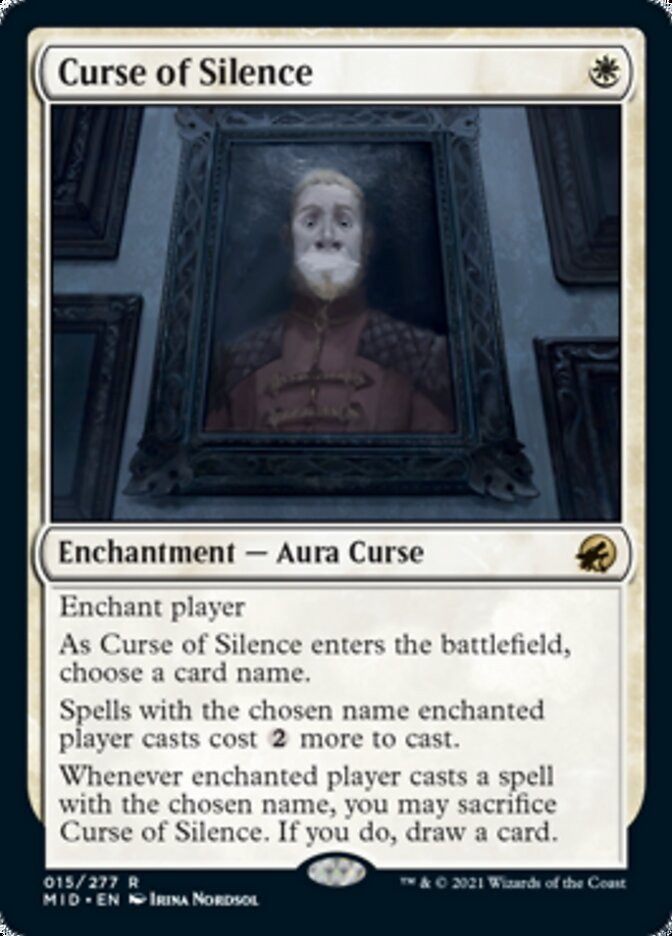 Curse of Silence [Innistrad: Midnight Hunt] | Jomio and Rueliete's Cards and Comics