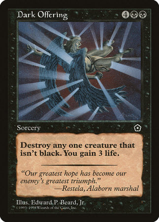 Dark Offering [Portal Second Age] | Jomio and Rueliete's Cards and Comics
