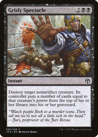 Grisly Spectacle [Iconic Masters] | Jomio and Rueliete's Cards and Comics