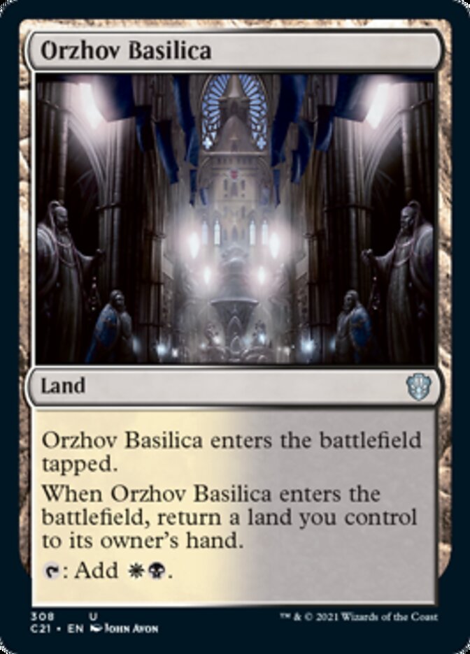 Orzhov Basilica [Commander 2021] | Jomio and Rueliete's Cards and Comics