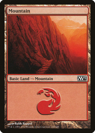 Mountain (245) [Magic 2013] | Jomio and Rueliete's Cards and Comics