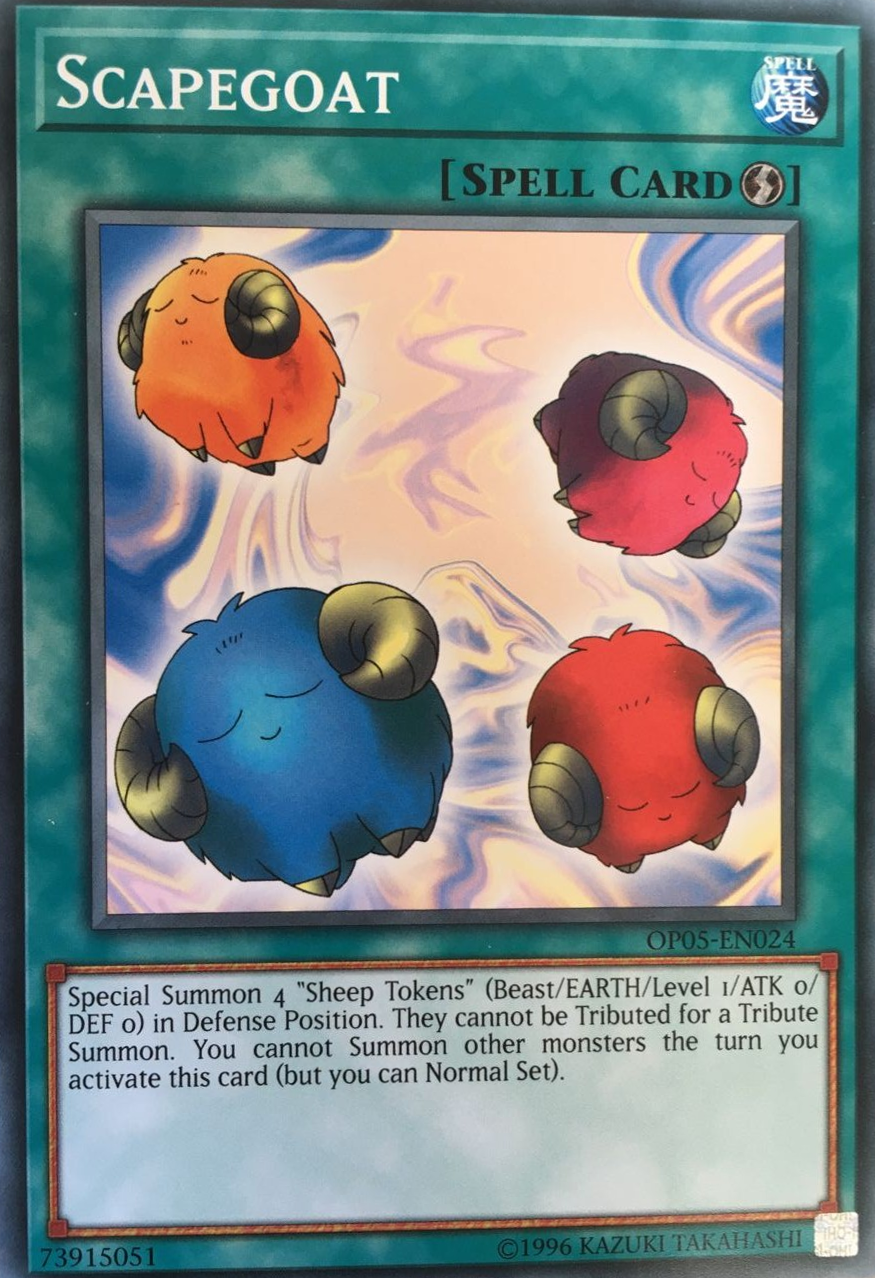 Scapegoat [OP05-EN024] Common | Jomio and Rueliete's Cards and Comics