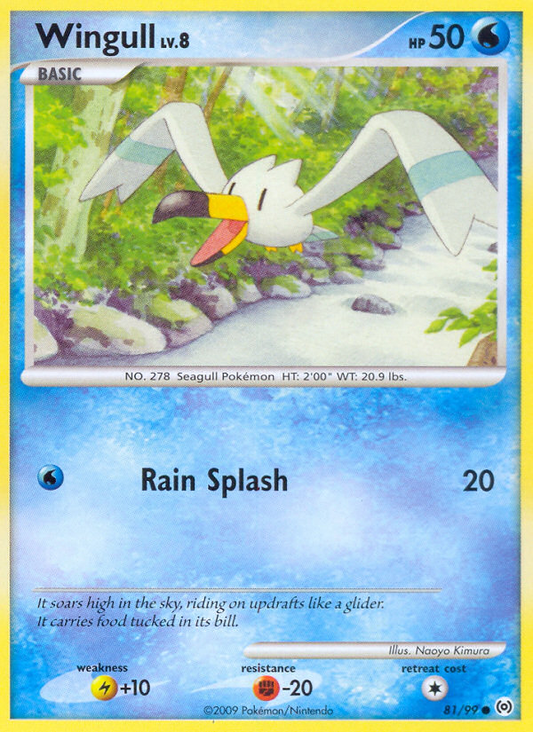 Wingull (81/99) [Platinum: Arceus] | Jomio and Rueliete's Cards and Comics