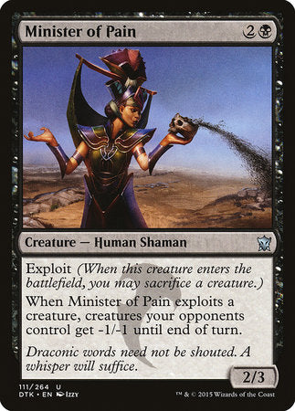 Minister of Pain [Dragons of Tarkir] | Jomio and Rueliete's Cards and Comics