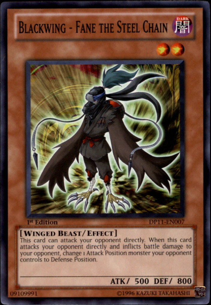 Blackwing - Fane the Steel Chain [DP11-EN007] Common | Jomio and Rueliete's Cards and Comics