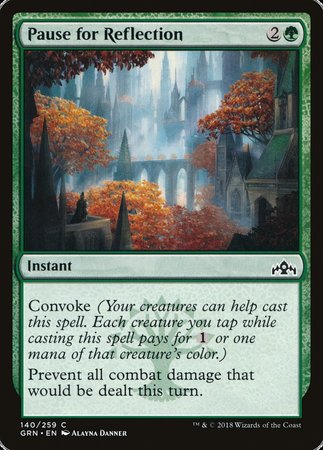 Pause for Reflection [Guilds of Ravnica] | Jomio and Rueliete's Cards and Comics