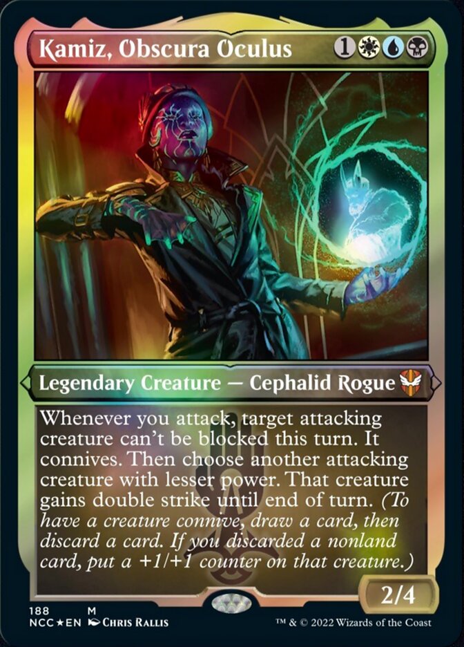 Kamiz, Obscura Oculus (Display Commander) [Streets of New Capenna Commander] | Jomio and Rueliete's Cards and Comics