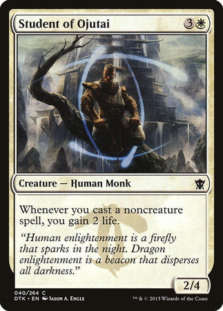 Student of Ojutai [Dragons of Tarkir] | Jomio and Rueliete's Cards and Comics