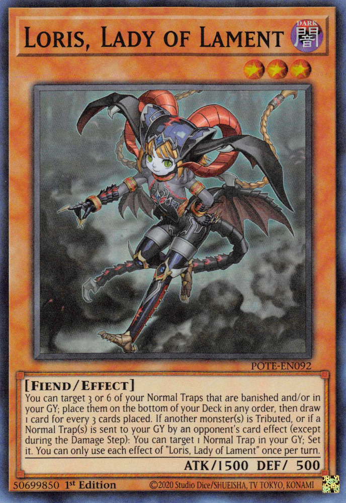 Loris, Lady of Lament [POTE-EN092] Super Rare | Jomio and Rueliete's Cards and Comics