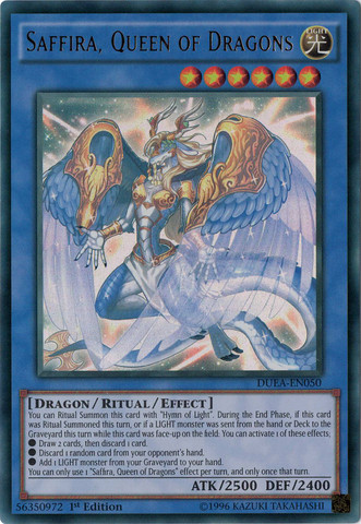Saffira, Queen of Dragons [DUEA-EN050] Ultra Rare | Jomio and Rueliete's Cards and Comics