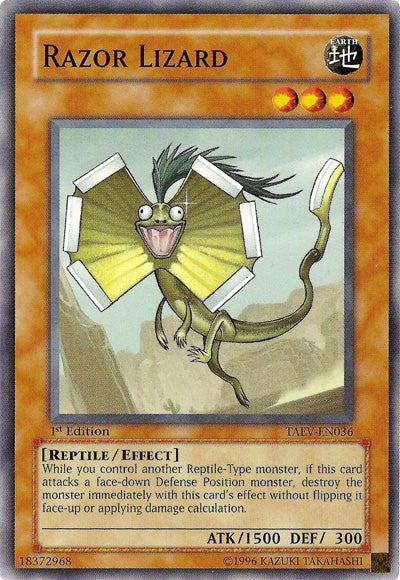 Razor Lizard [TAEV-EN036] Common | Jomio and Rueliete's Cards and Comics