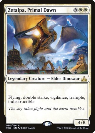 Zetalpa, Primal Dawn [Rivals of Ixalan] | Jomio and Rueliete's Cards and Comics