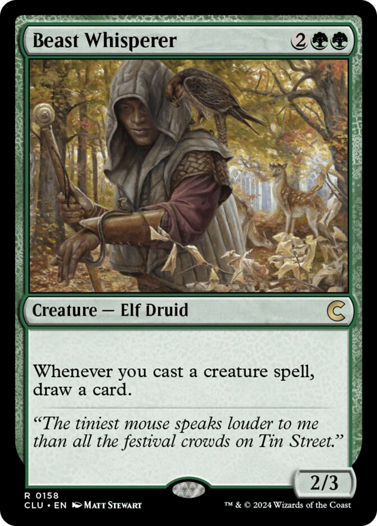 Beast Whisperer [Ravnica: Clue Edition] | Jomio and Rueliete's Cards and Comics