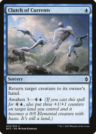 Clutch of Currents [Battle for Zendikar] | Jomio and Rueliete's Cards and Comics