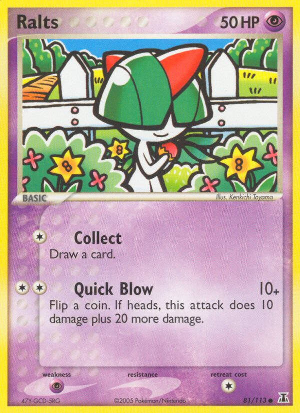 Ralts (81/113) [EX: Delta Species] | Jomio and Rueliete's Cards and Comics