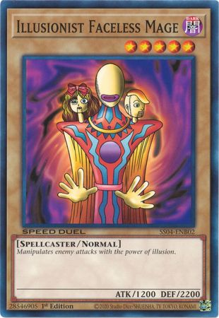 Illusionist Faceless Mage [SS04-ENB02] Common | Jomio and Rueliete's Cards and Comics
