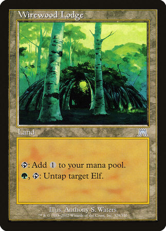 Wirewood Lodge [Onslaught] | Jomio and Rueliete's Cards and Comics