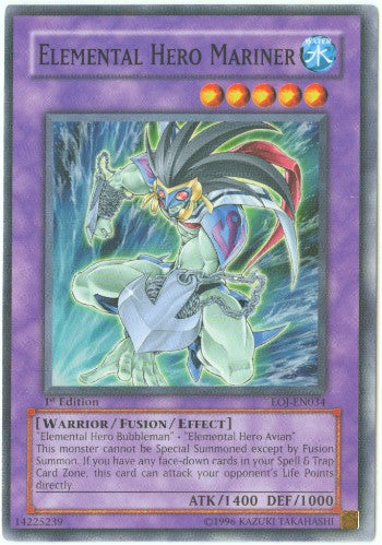 Elemental Hero Mariner [EOJ-EN034] Common | Jomio and Rueliete's Cards and Comics