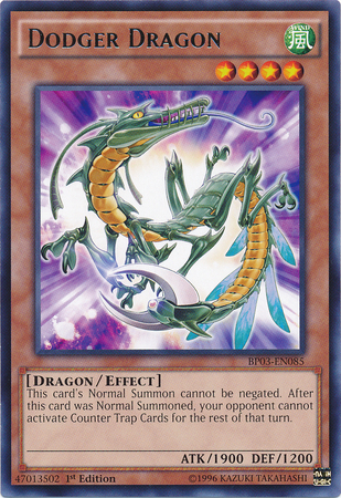 Dodger Dragon [BP03-EN085] Rare | Jomio and Rueliete's Cards and Comics